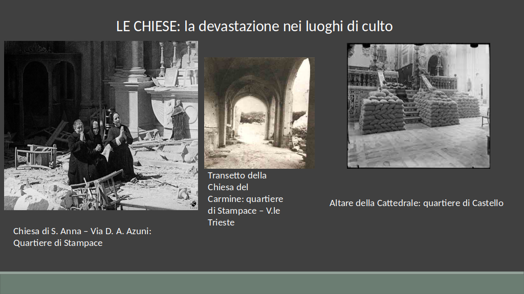 Chiesa di S. Anna Chiesa del Carmine Altare della Cattedrale
