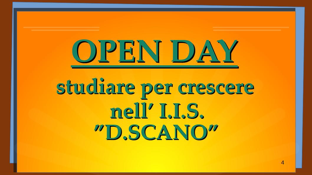 banner open day